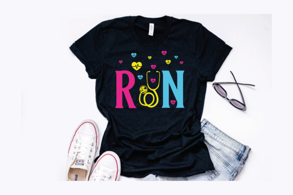 A Professional Look at the Registered Nurse RN Embroidery Design