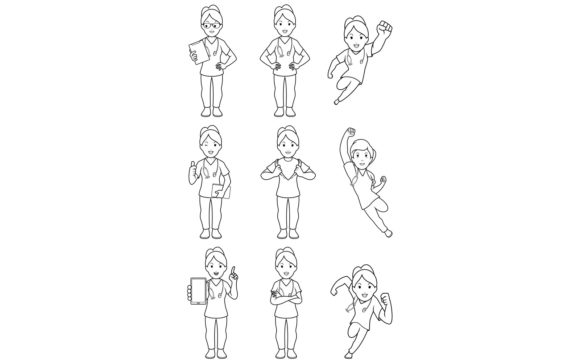 Nurse Female Line Art: A Designer's Practical Review